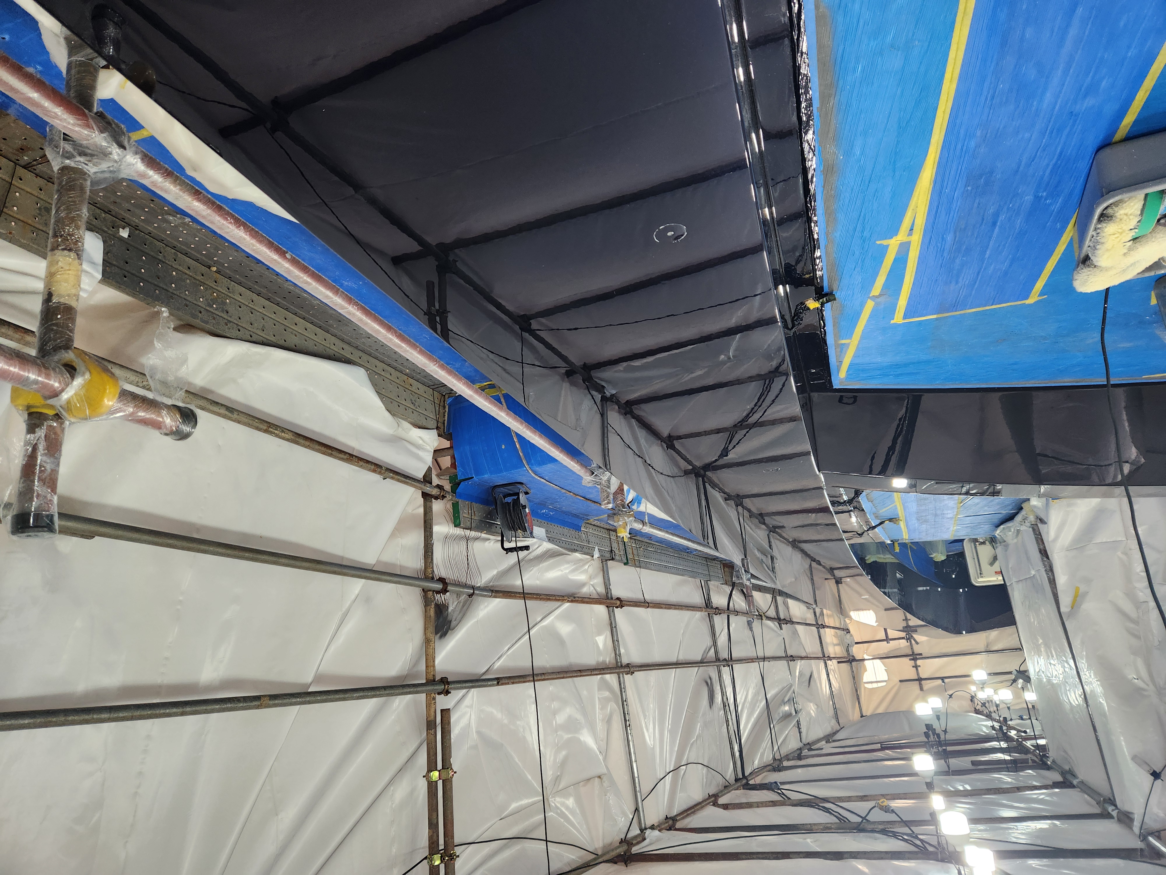 Yacht painting project 3 — spray application and finish