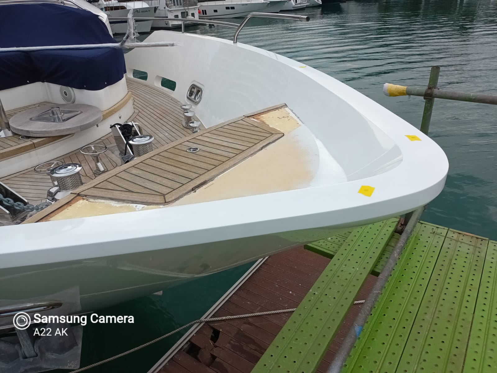 Yacht restoration project 2 — completed hull coating