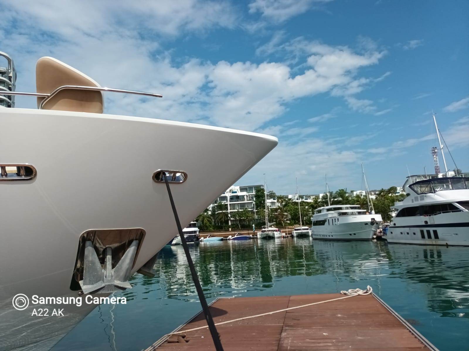 Yacht restoration project 2 — finished coating detail